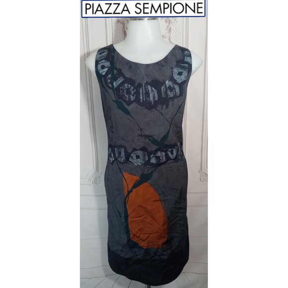 Piazza Sempione Dresses & Skirts - ❌ SOLD ❌ Piazza Sempione Italy Navy Midi Shift Dress Pockets Lined